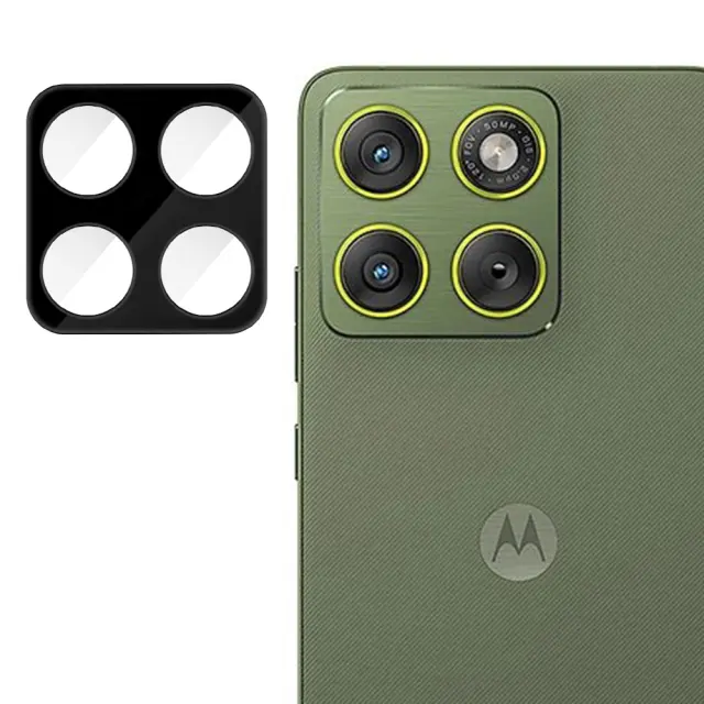 Techsuit - Full Camera Glass - Motorola Edge 70 - Black