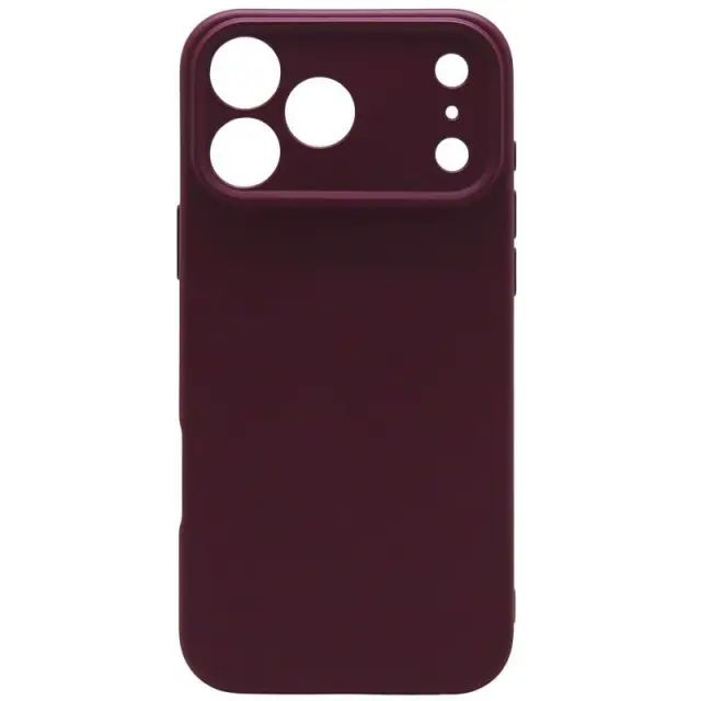 Θήκη Soft TPU inos Apple iPhone 18 Pro Max 5G S-Cover Μπορντώ N71851