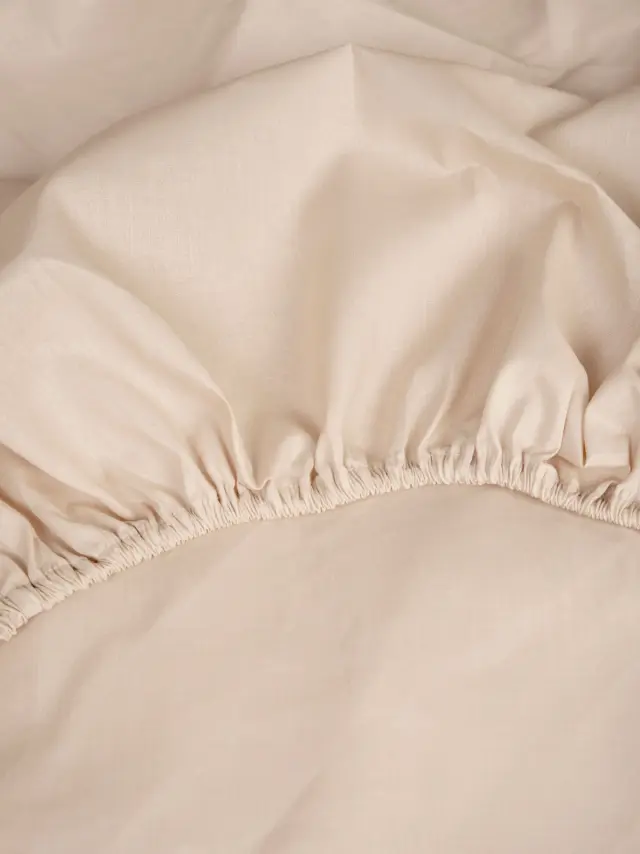 Κατωσέντονο Cotton Feelings με λάστιχο 108 Ecru Μονό (100x200+30) Sunshine 2