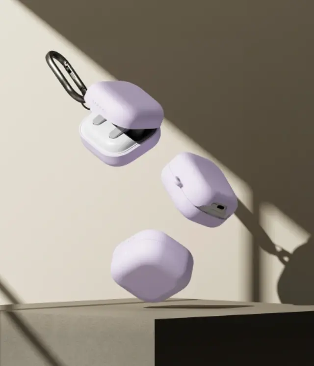 Ringke Silicone Samsung Galaxy Buds 4 / 4 Pro Light Purple 3