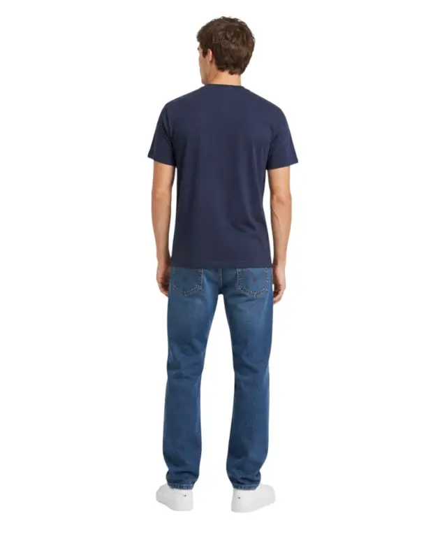 Tommy Hilfiger - Ανδρικό T-shirt Graphic Regular Fit DM0DM23376-C1G Μπλε Σκούρο 3