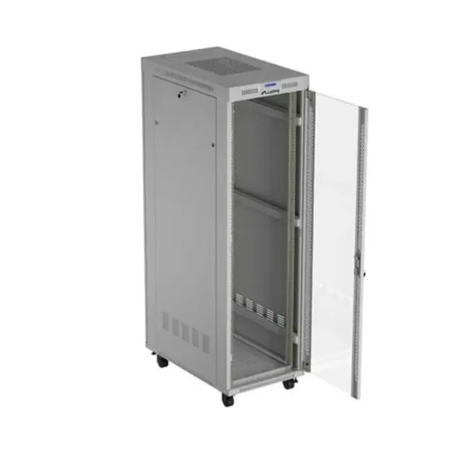 Lanberg Καμπίνα Rack 19" 42U 600X1000 Gray LCD (FF01-6042-12SL)