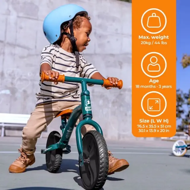 Yvolution Velo Junior Green - Πράσινο ποδήλατο ισορροπίας 2