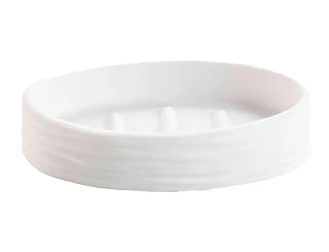 Θήκη για σαπούνι Siloa Douceur d'intérieur με διαστάσεις 12.5x9x2.6cm - White 1802259