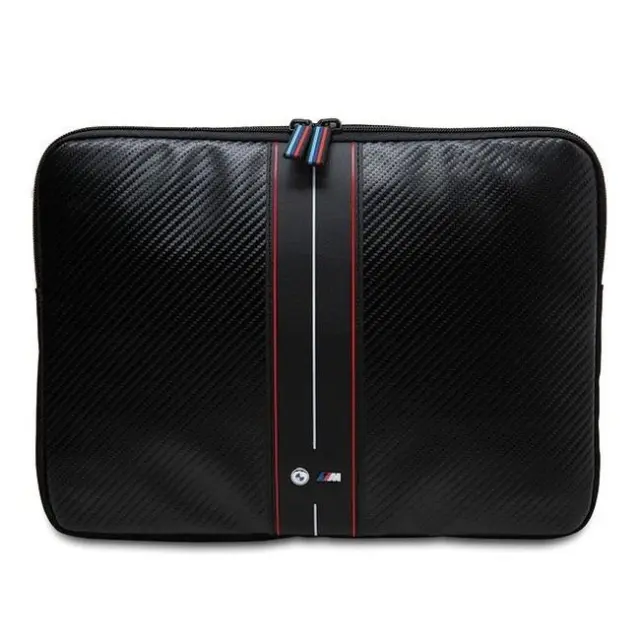 BMW Τσάντα Laptop Carbon & Red Stripe 16" Black