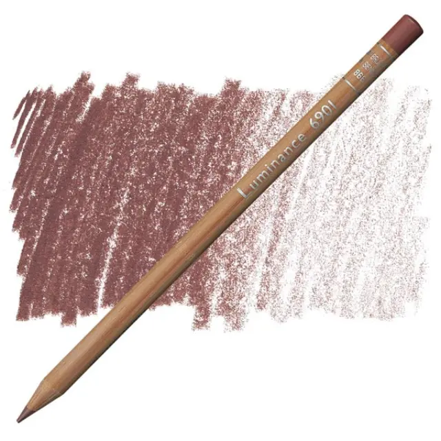 Ξυλομπογιά Caran d'Ache Luminance - 866 Burnt Sienna 50%