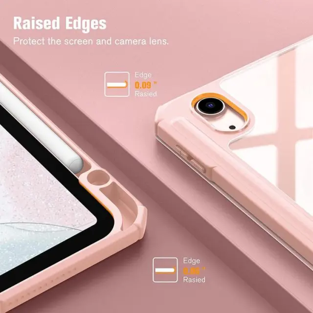 Flip Cover Θήκη για Xiaomi Pad 6/ 6 Pro με Pen Slot-Grey Marble OEM 2