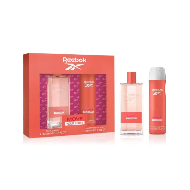 Reebok Move Your Spirit Gift Set Edt 100ml & Body Spray 150ml