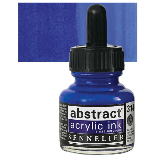 Sennelier Abstract Ακρυλικό Μελάνι 314 Ultramarine Blue - 30ml