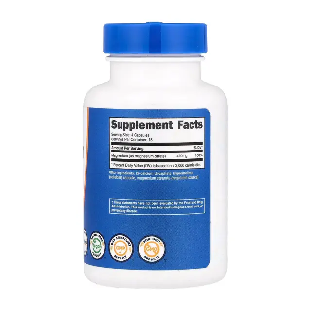 Nutricost Magnesium Citrate 420 mg 2