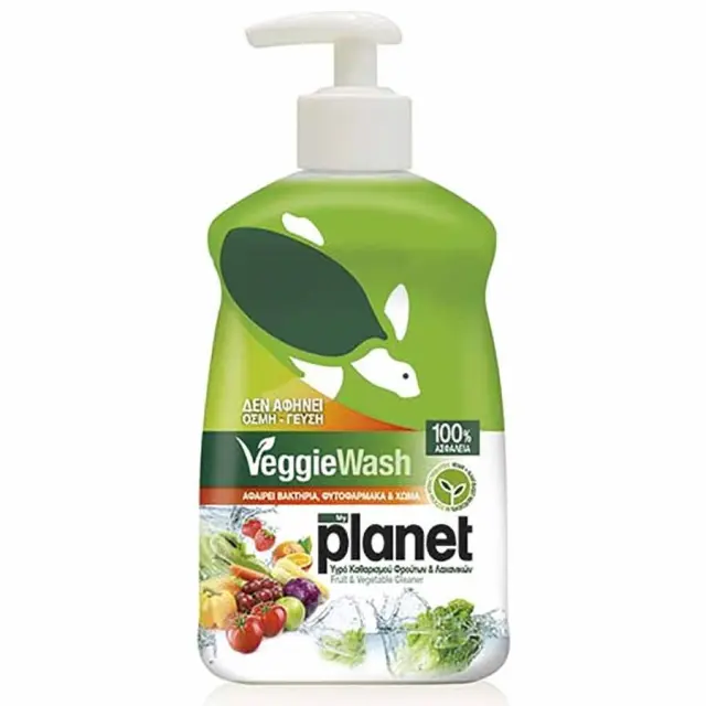 My planet Υγρό Καθαρισμού Φρούτων και Λαχανικών Planet Veggie Wash 450ml