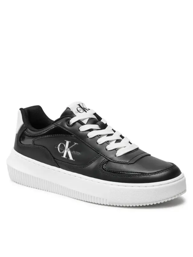 Calvin Klein - Cupsole Γυναικεία Chunky Sneakers YW0YW01410-0GM Μαύρο 2