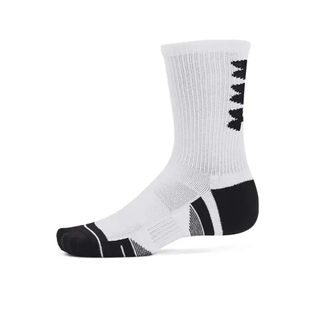 Under Armour Unisex Performance Tech Nov 3 Pack Crew Socks Άσπρο 1379515-101 (Under Armour) 2