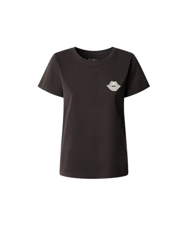 Pepe Jeans - Γυναικείο T-shirt Brule PL5000082-999 Μαύρο - XS