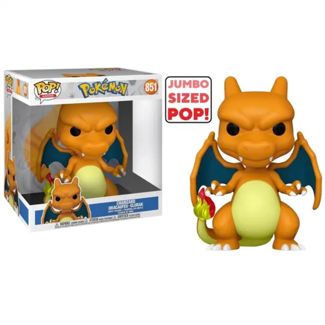 Φιγούρα Funko Pop! Animation: Pokemon - Charizard #851 Supersized 10"​ (25cm)