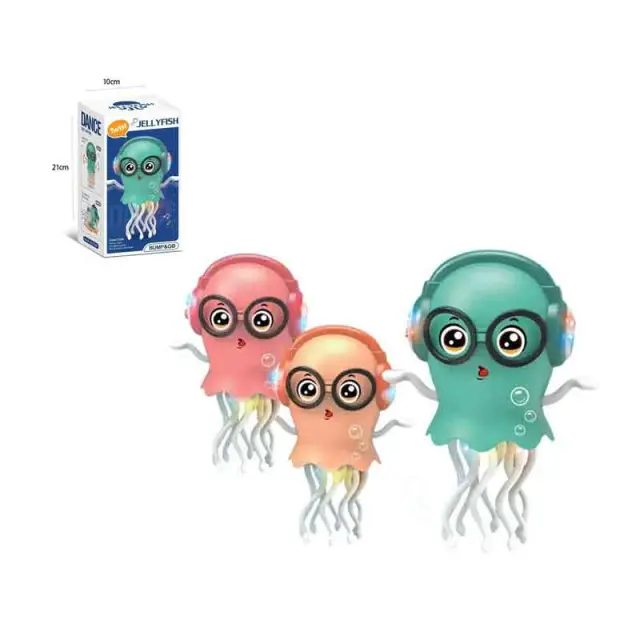 Παιχνίδι Μέδουσα Με Φως Κίνηση Και Μουσική – Jellyfish Toy With Light Motion And Music 031165 3