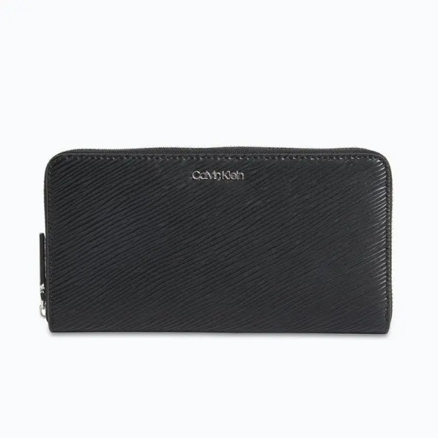 Calvin Klein - Γυναικείο Πορτοφόλι Μεγάλο Ck Elevated Za Saffiano K60K610266-BAX Μαύρο
