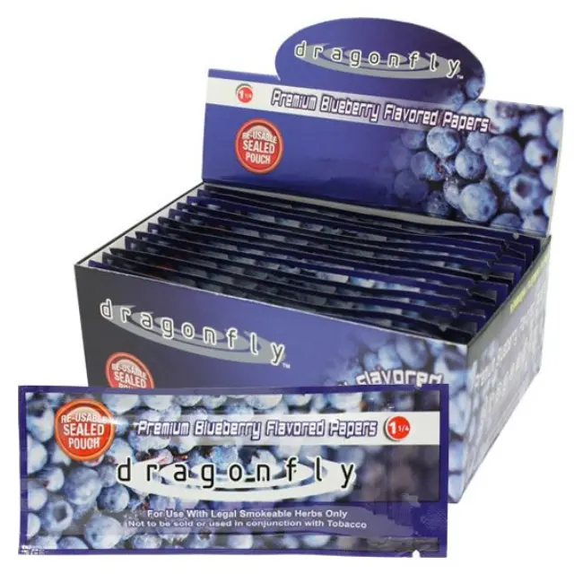 DragonFly Χαρτάκια - Blueberry 32φ. - 1 1/4