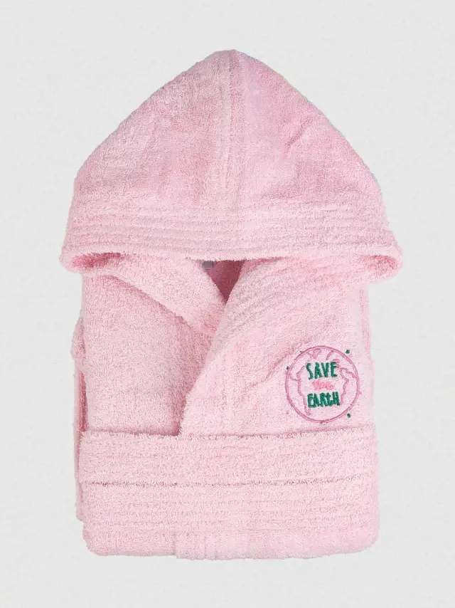 Μπουρνούζι Παιδικό Eco Pink Ηλικία 10-12 Sunshine 2