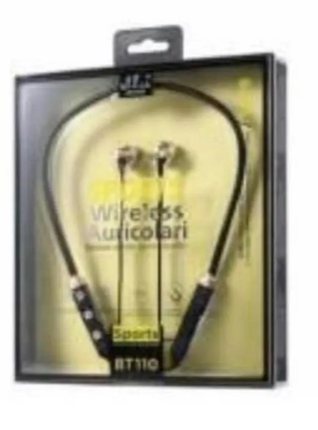 In-ear Bluetooth Handsfree Ακουστικά με Αντοχή στον Ιδρώτα Ellietech BT110 Μαύρα/Χρυσά