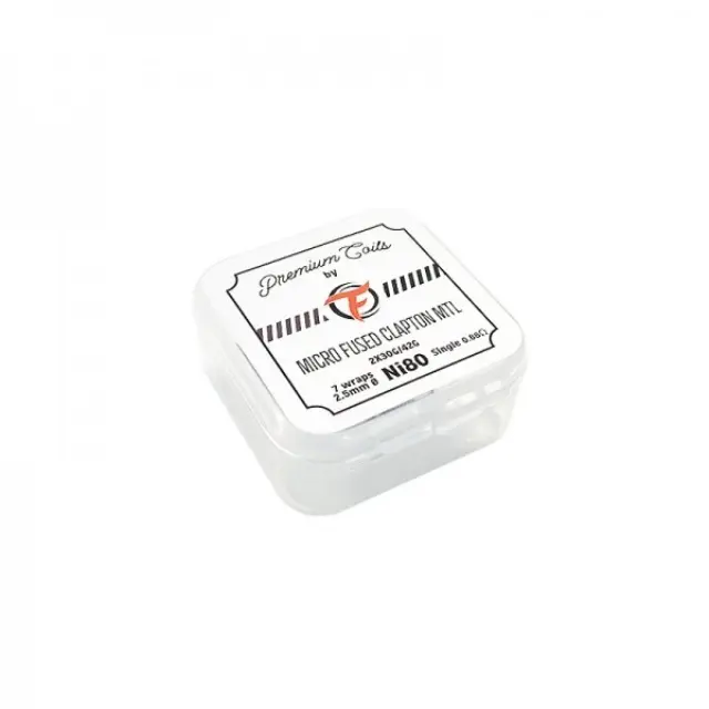 Micro Fused Clapton Premade Coils MTL 0.88Ω New Version (10τμχ) - Fumytech 2