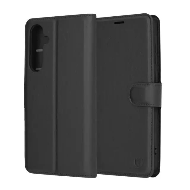 Techsuit® Leather Folio Θήκη Βιβλίο για Galaxy A35- Black