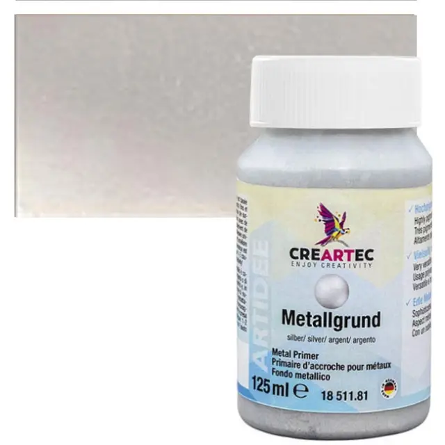 Creartec Υπόστρωμα Μετάλλου Silver - 125ml