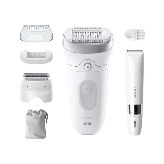 Braun Αποτριχωτική Μηχανή Silk-épil Series 7 Black / Silver (SE7-441)