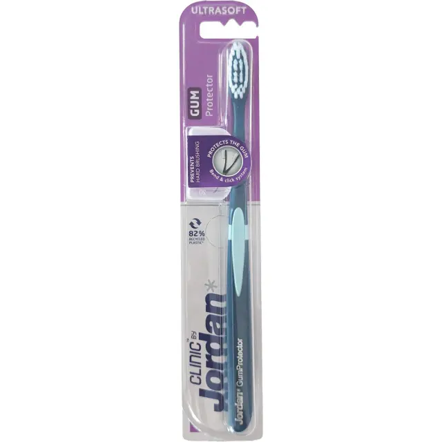 Jordan Gum Protector Ultrasoft Οδοντόβουρτσα Έξτρα Μαλακή για την Προστασία των Ούλων, Μαύρη 1τεμ