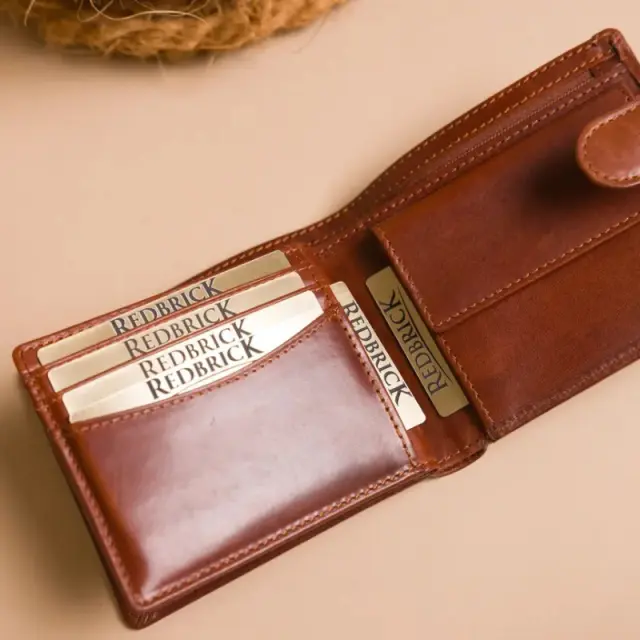 Δερμάτινο Πορτοφόλι Redbrick RBWC0012R Ταμπά - ONESIZE 3