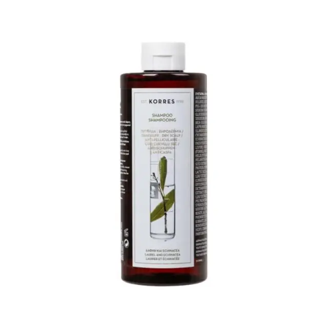 KORRES Δάφνη + Echinacea Σαμπουάν Κατά της Πιτυρίδας & της Ξηροδερμίας 400ml
