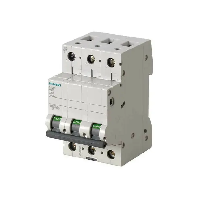 Miniature circuit breaker 400 V 6kA, 3-pole, C, 16A