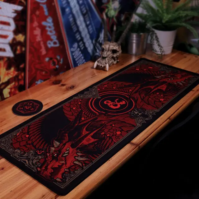 Dungeons AND Dragons Desk Pad AND Coaster Set - Fan Shop and Merchandise