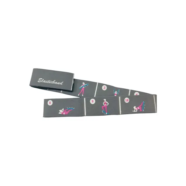 Yoga Unisex Stretch Elastic Band Γκρι 96502 (Eldico Sport) - One Size