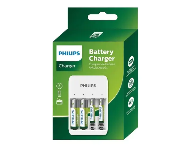 Φορτιστής μπαταριών Philips για μπαταρίες AA & AAA 8504406090000000 3