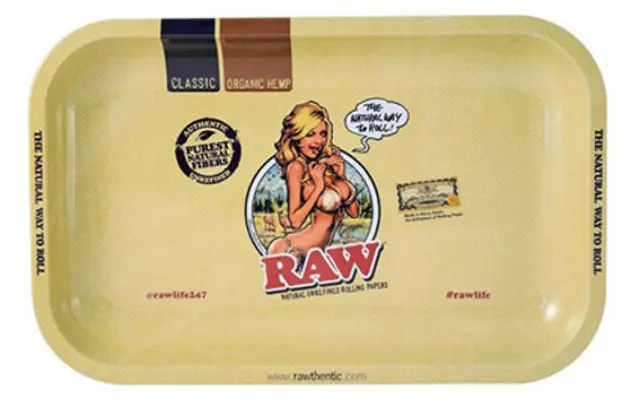Raw Rolling Tray Δίσκος «Raw Girl» Small (17x27cm)