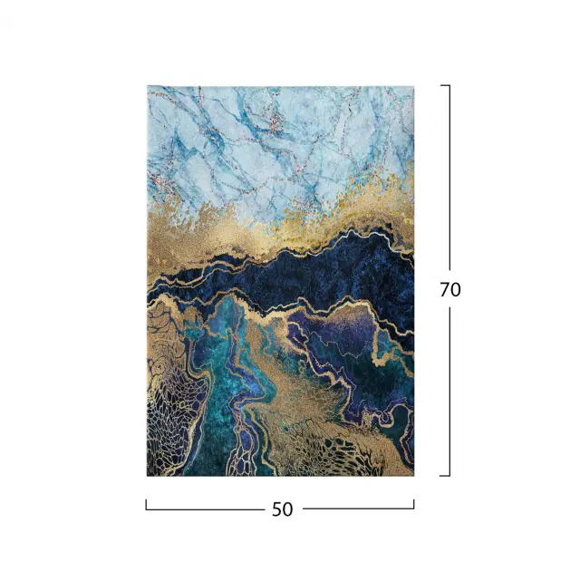 ΠΙΝΑΚΑΣ ΚΑΜΒΑΣ MARBLEIZED EFFECT FB97196.02 50X3X70 εκ. 2