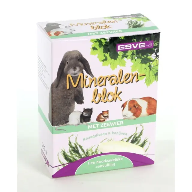 Esve Mineral Block με Φύκια για Κουνέλια & Τρωκτικά 120 – 190 gr