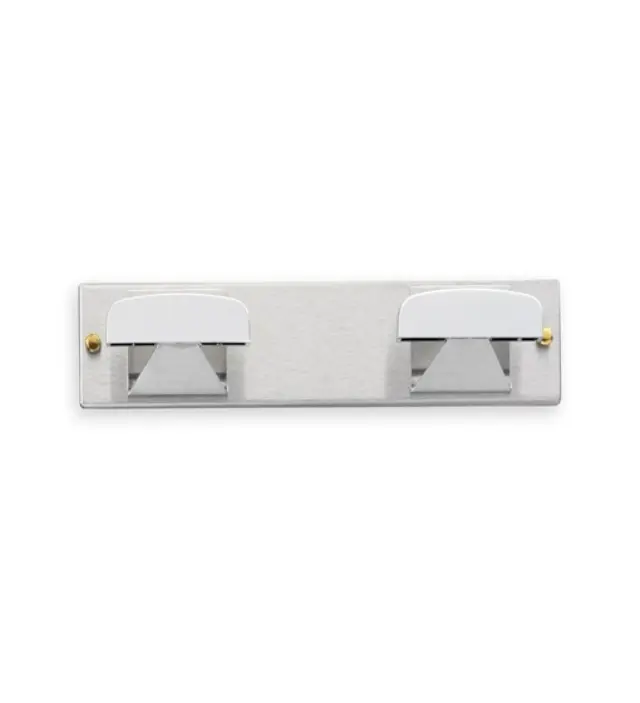 ΚΡΕΜΑΣΤΡΑ ΤΟΙΧΟΥ 2 ΘΕΣΕΩΝ INOFIX 3062 45x192x40MM ΑΣΗΜΙ ΜΕΤΑΛΛΙΚΗ