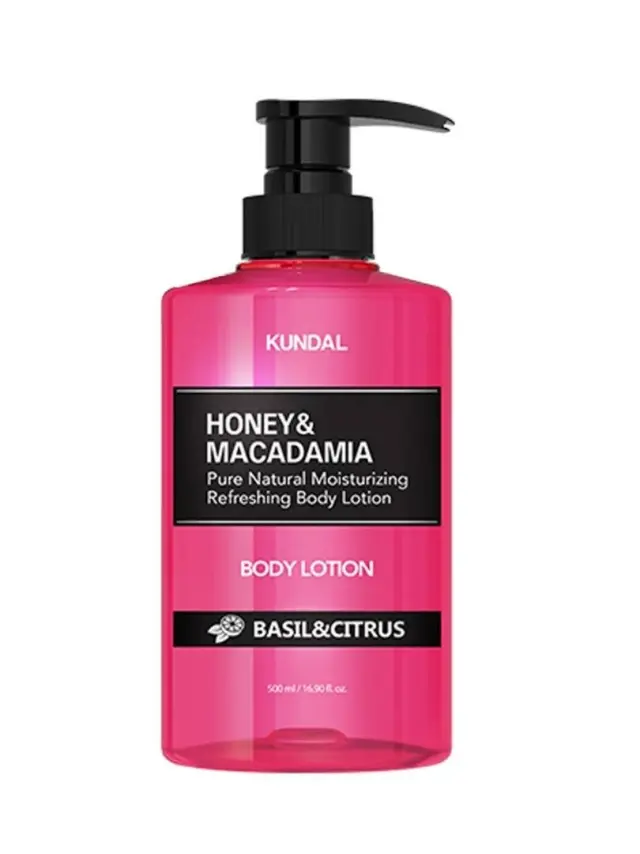 Kundal Honey & Macadamia Body Lotion Basil & Citrus 500ml- Λοσιόν σώματος με άρωμα Basil & Citrus