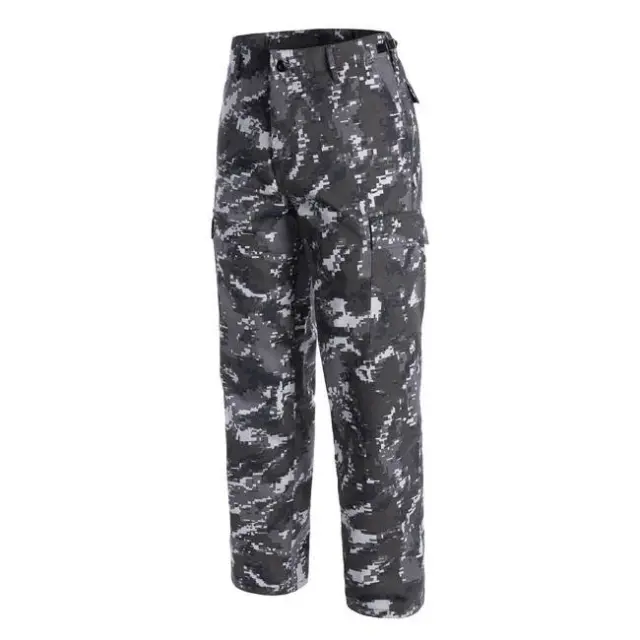Mil-Tec US Ranger Field Pants BDU Style Black Digital-Παντελόνι Παραλλαγής Στυλ BDU για Τακτική-Καθημερινή Χρήση - BLACK DIGITAL CAMO
