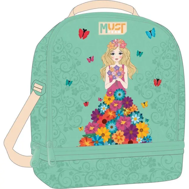 Τσαντάκι Φαγητού Must Team Yummy 22X16X28 Ισοθερμικό Flower Dress/ 0586756 (Must)