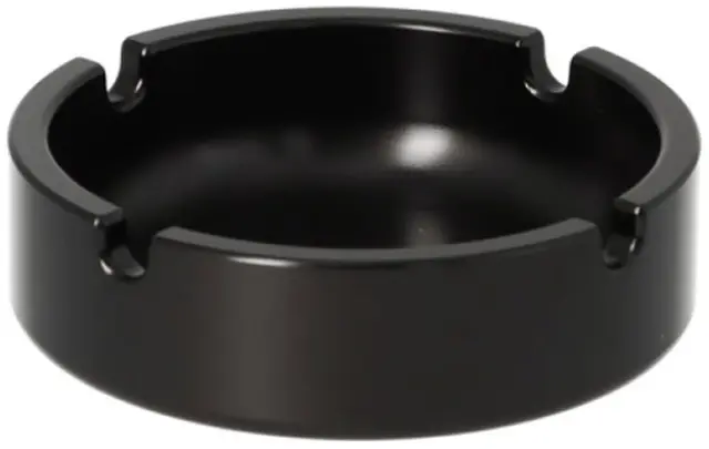 Μεταλλικό Τασάκι Pure Black - 10cm