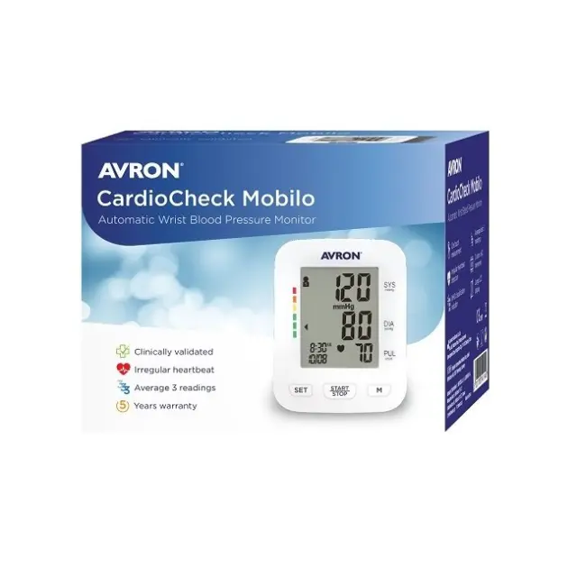 AVRON CardioCheck Mobilo Πιεσόμετρο Καρπού με Ανίχνευση Αρρυθμίας 1τμχ
