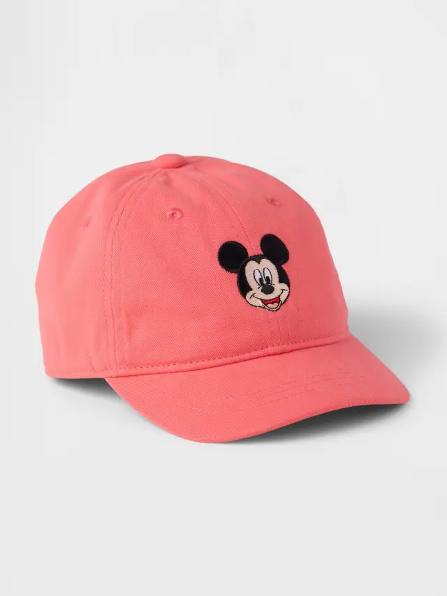Gap Ã— Disney Νηπιακό Οργανικό Βαμβάκι Baseball Κάπελο Fresh coral