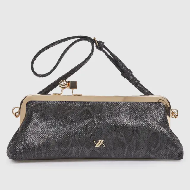Γυναικεία Τσάντα Αμπιγιέ Verde 01-0002225 Animal Print Μαύρο - ONESIZE