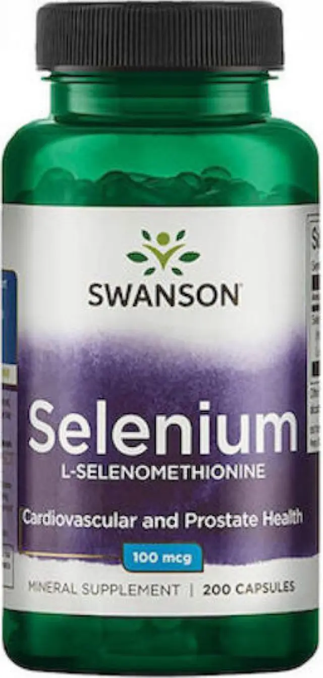 Swanson Selenium (L-Selenomethionine) 200 Capsules (087614012353)