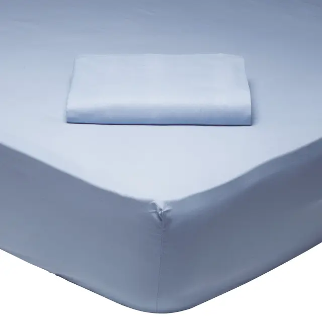 Das Home Σεντονι King 180x200+35 Με Λαστιχο Baby Blue 1005