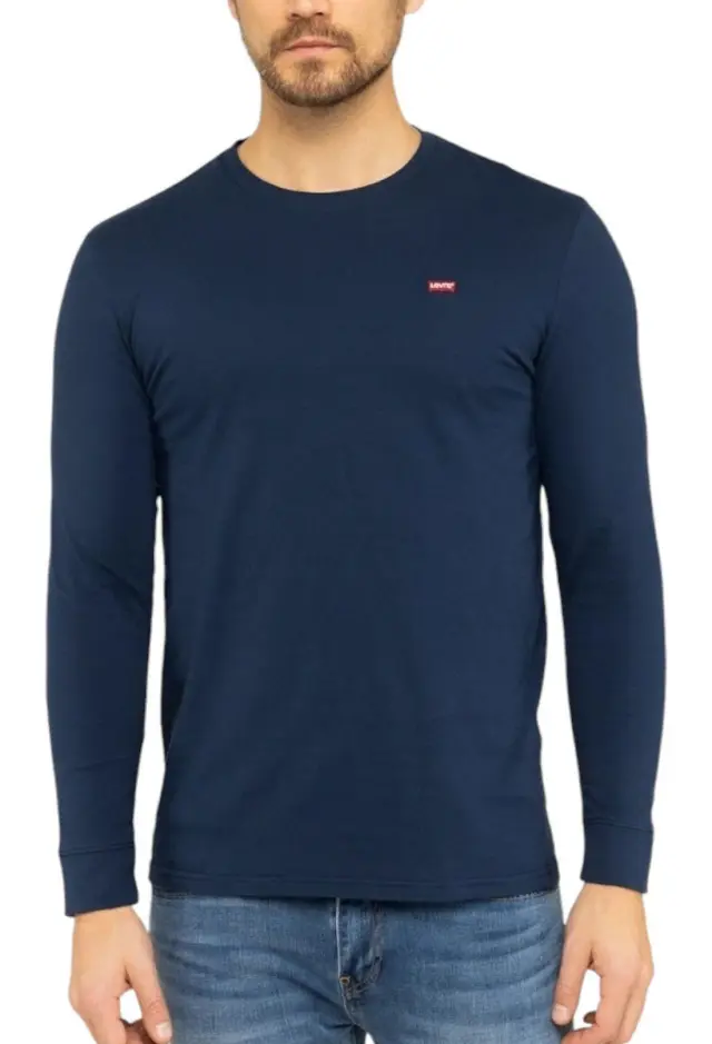 LS ORIGINAL HM TEE BLUES - LS COTTON PLUS PATCH Blue 3