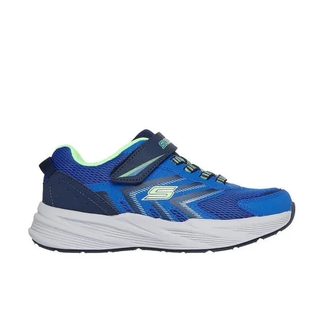 Skechers Lightweight & Strap Gore Microspec Tread (PS) (404115L-BLNV) - Λευκό-Μπλέ